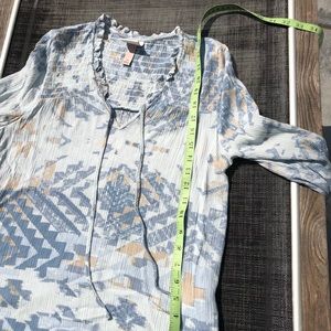 Southwest print Knox Rose blouse